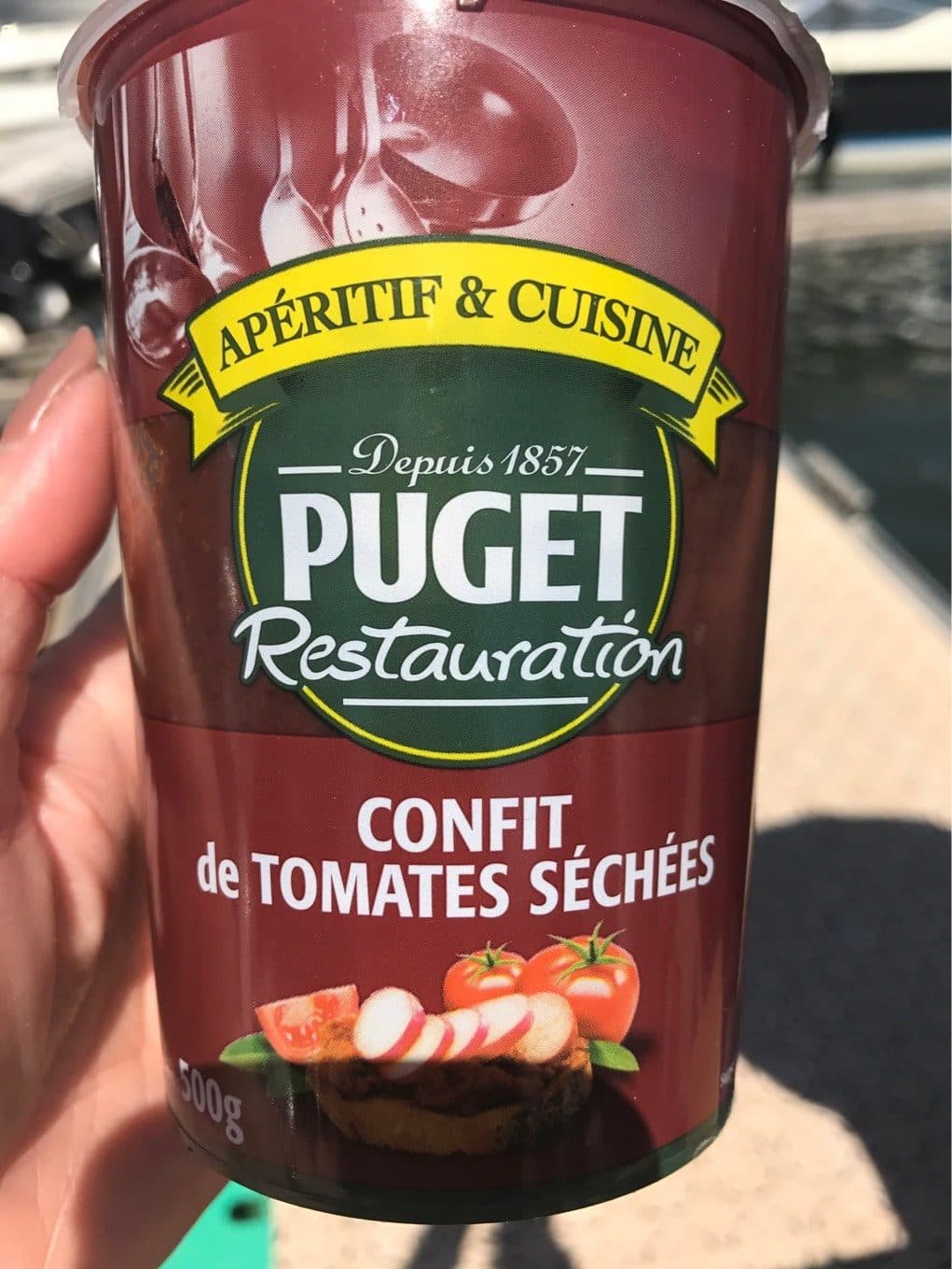 Pujet Confit De Tomates Séchées Puget 500 Gr, 1 Bocal packshot