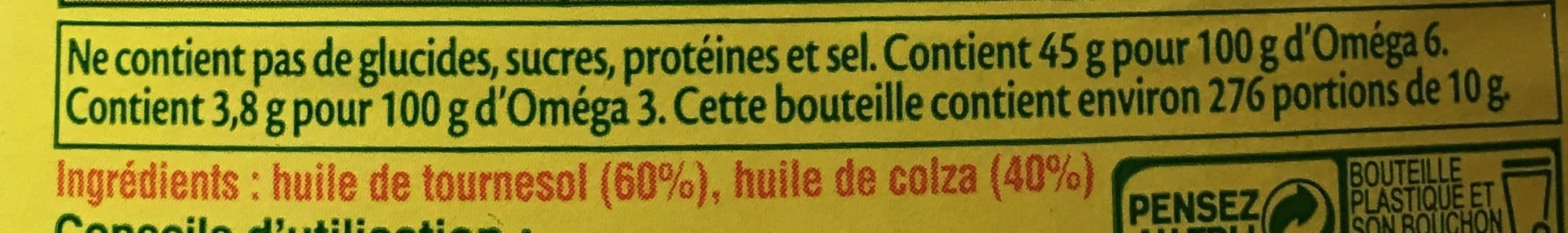 Fruit d or Huile végétale packshot
