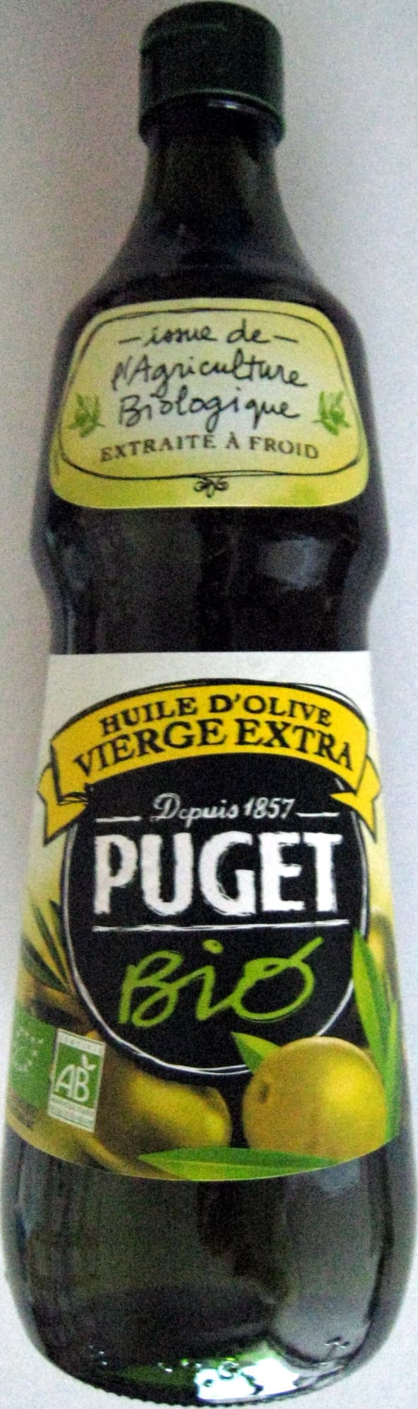 Puget Huile d'olive vierge extra - Bio packshot