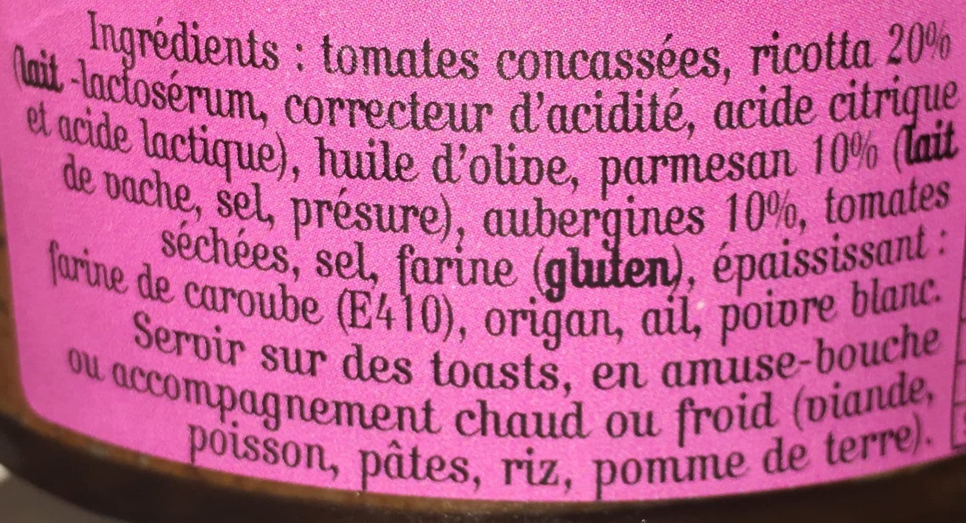 Roger Vidal Tomates sechées, chèvre et basilic packshot
