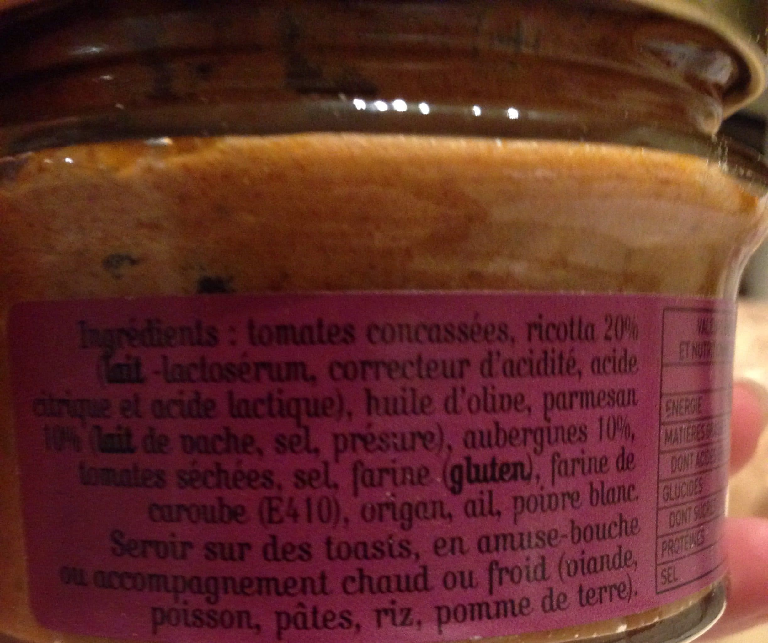 Roger Vidal Parmesan ricotta aubergines packshot