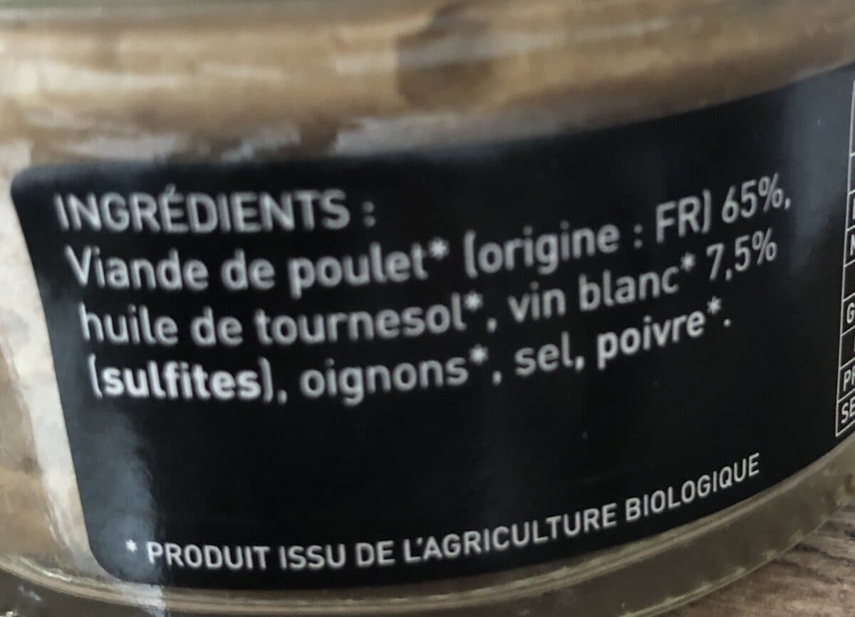 Roger Vidal Poulet au vin blanc packshot