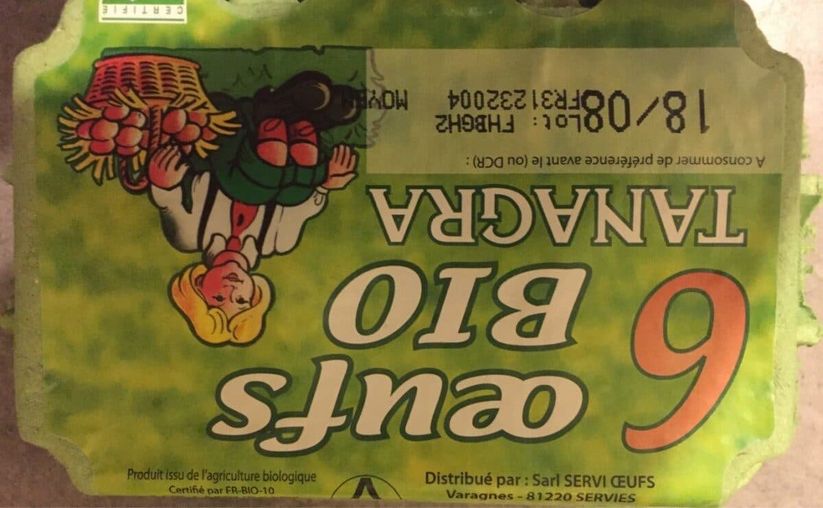 Open Food Facts 6 oeuf bio packshot