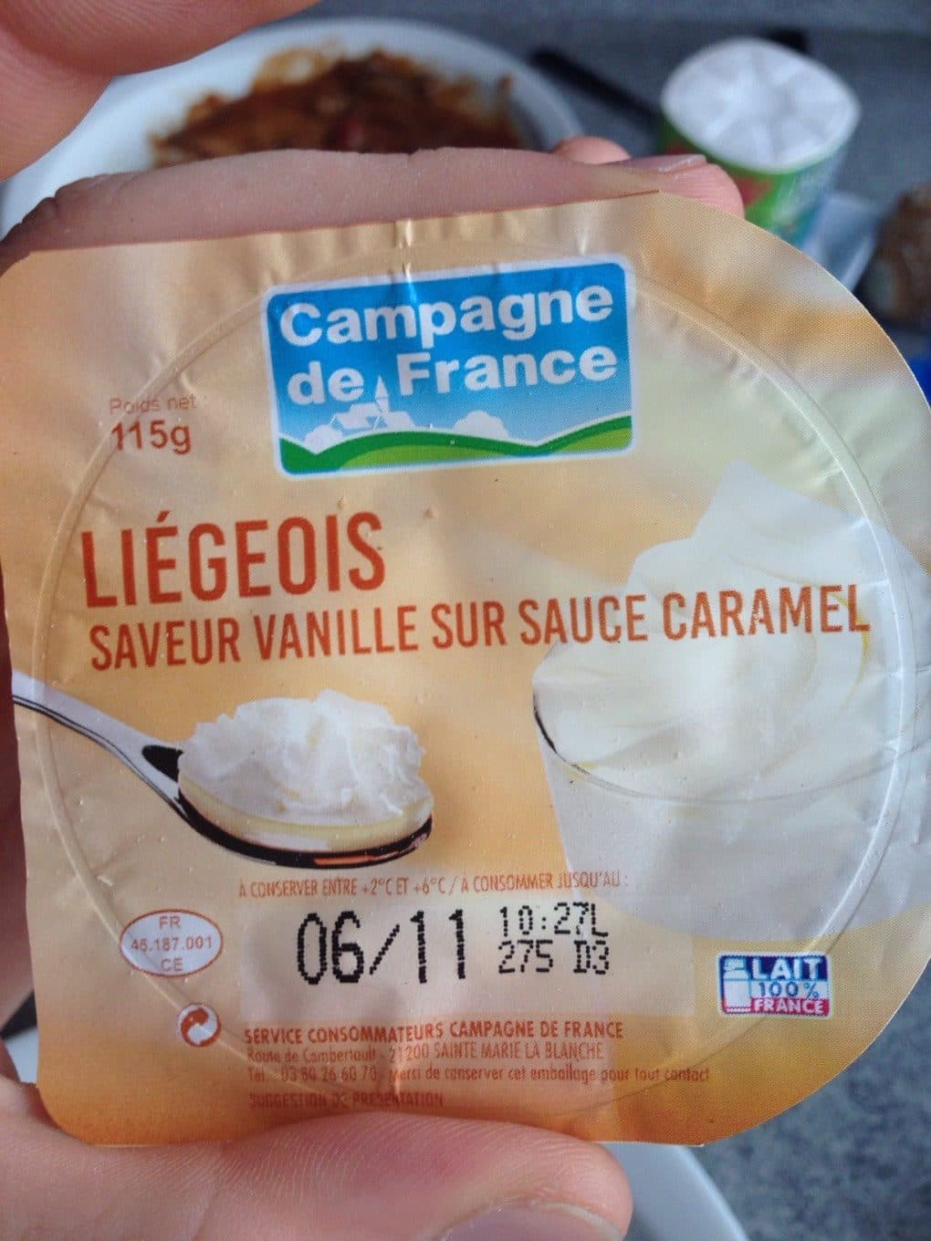 Campagne De France Liegeois packshot