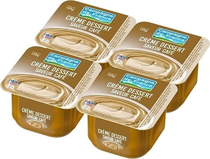 Campagne de France Crème dessert, saveur café packshot