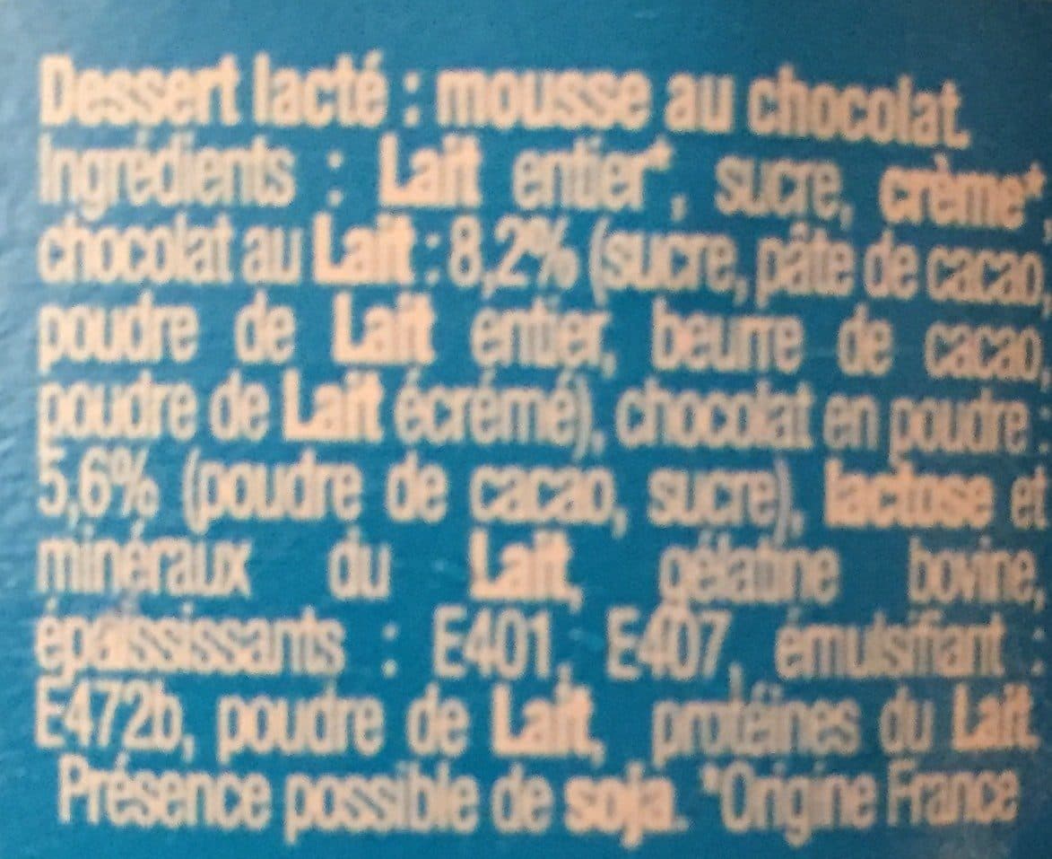 Campagne de France Mousse au chocolat packshot
