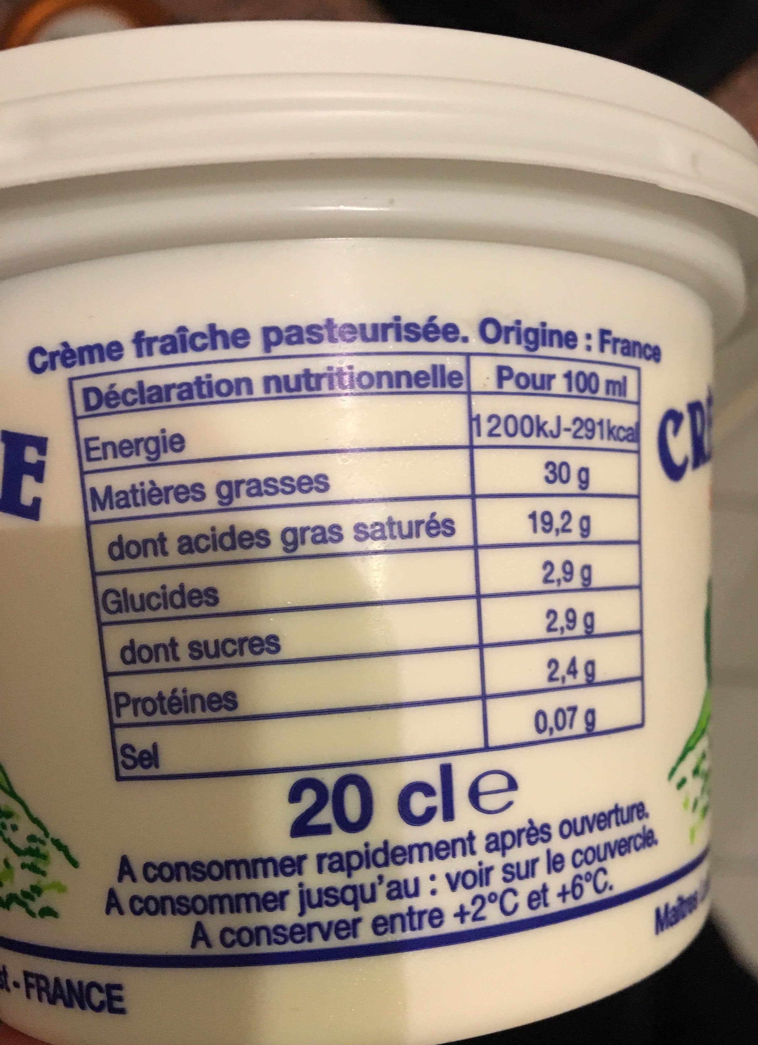 Bourg Fleuri Crème Fraîche packshot