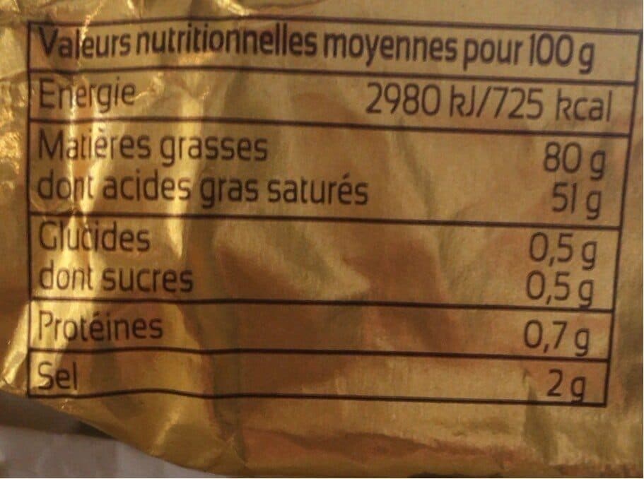 Open Food Facts Beurre demi sel packshot