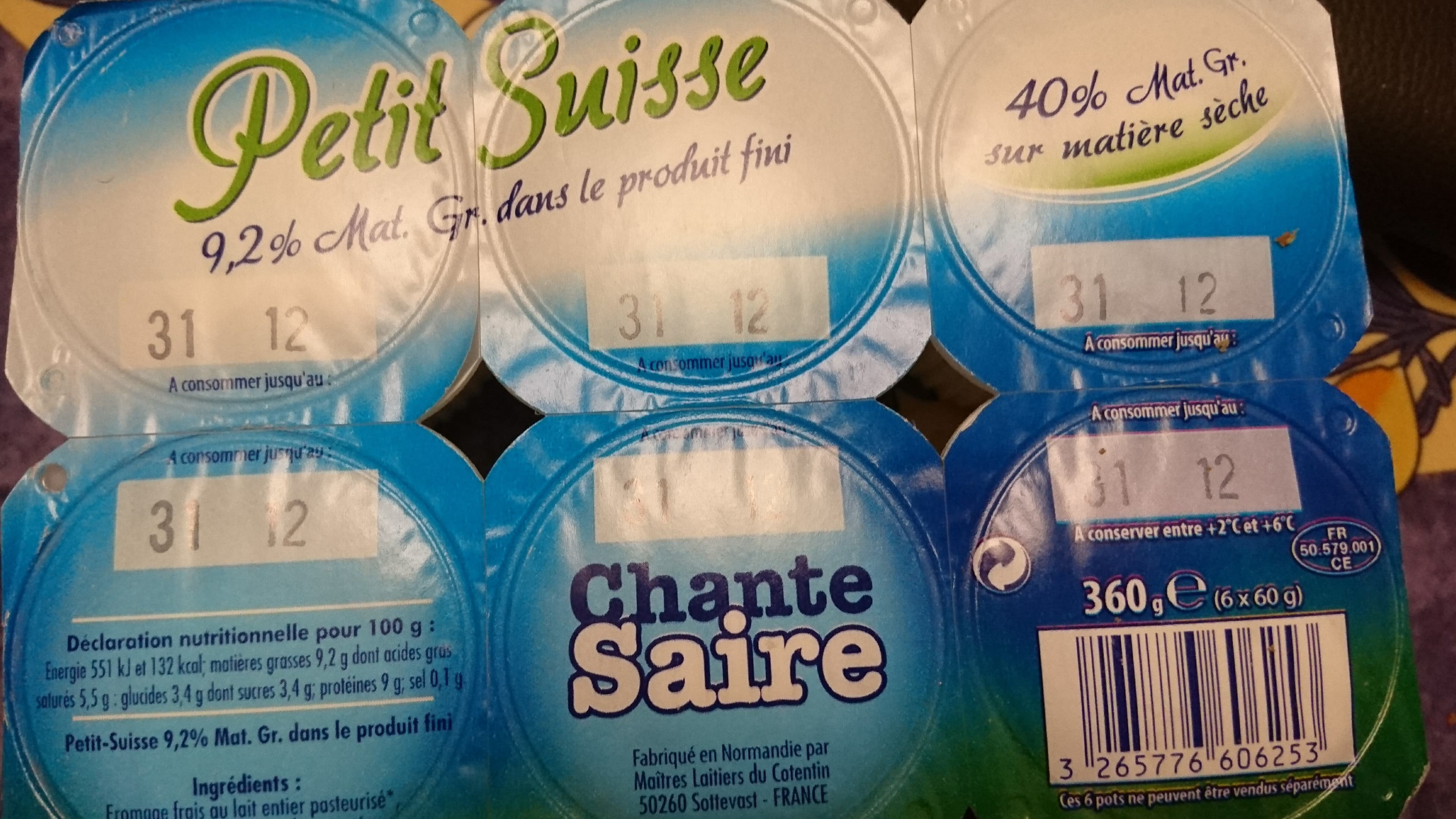 Chante Saire Petit Suisse packshot