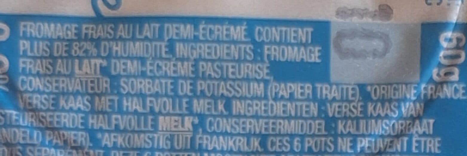Campagne de France Fromage frais nature 3,5%MG packshot