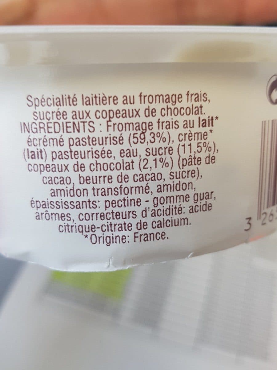 Open Food Facts Stracciatella X2 packshot