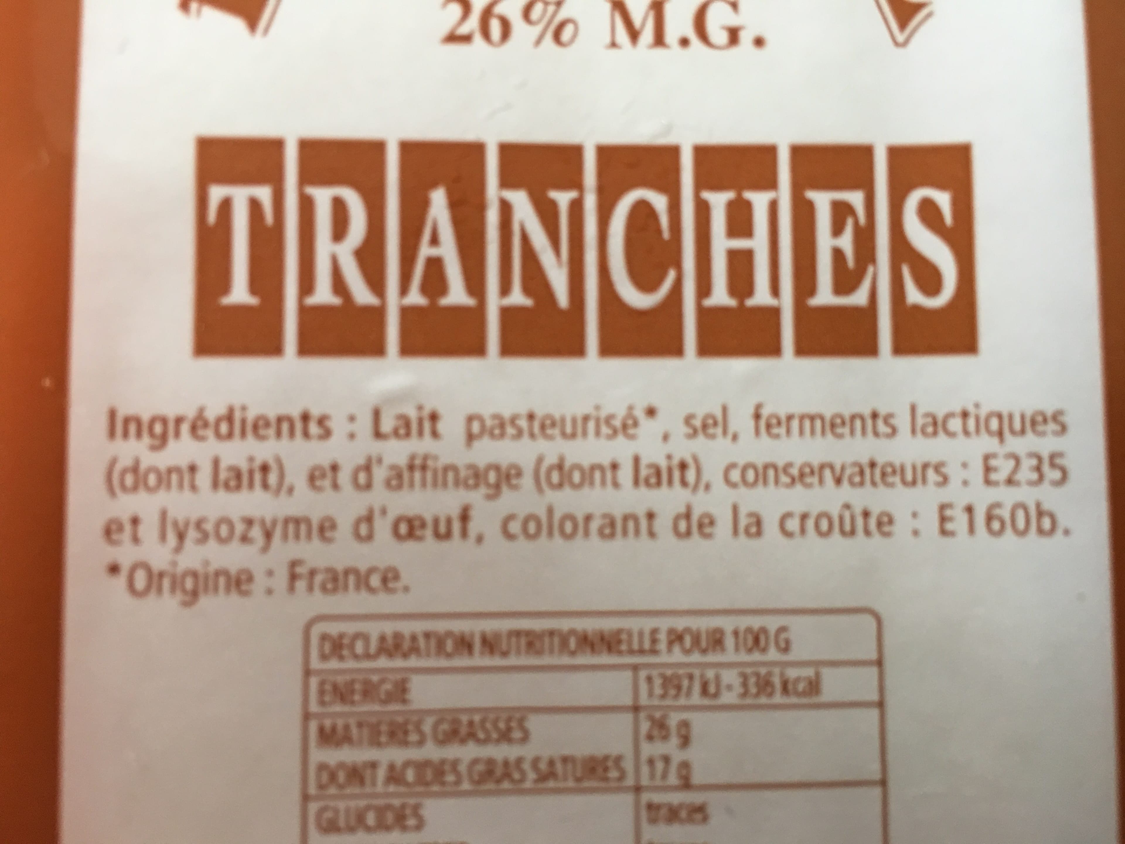 Discount Raclettes Tranches packshot