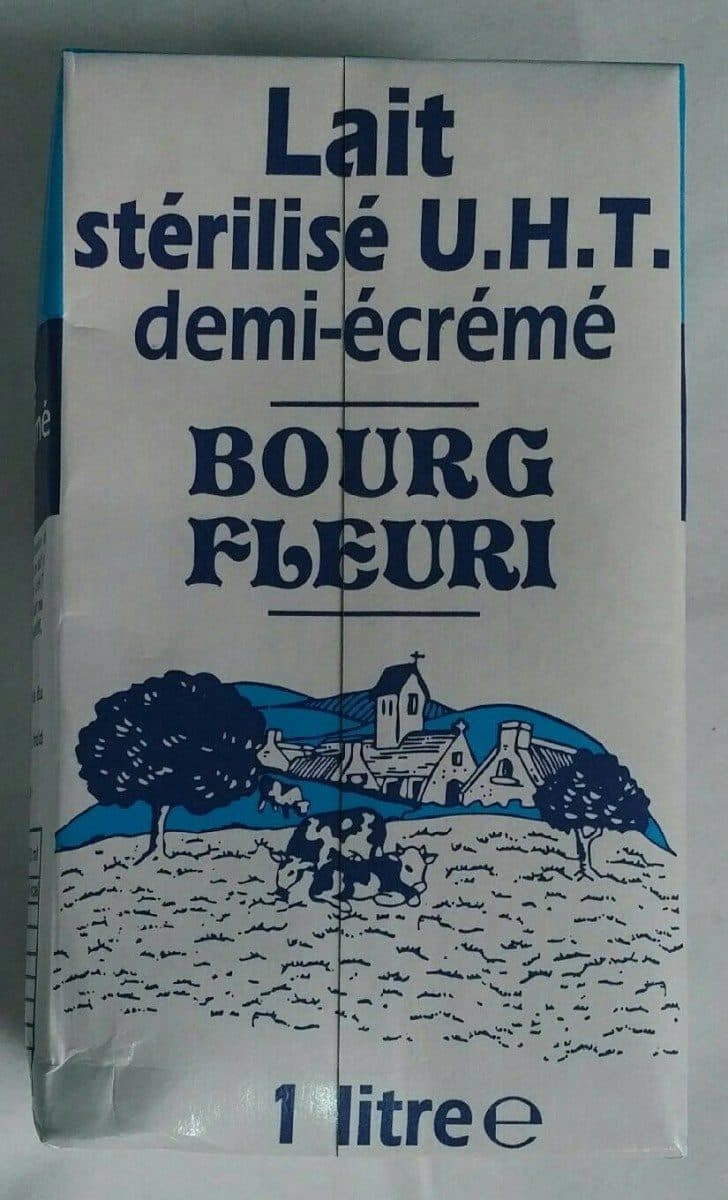 Bourg Fleuri Lait demi écrémé packshot