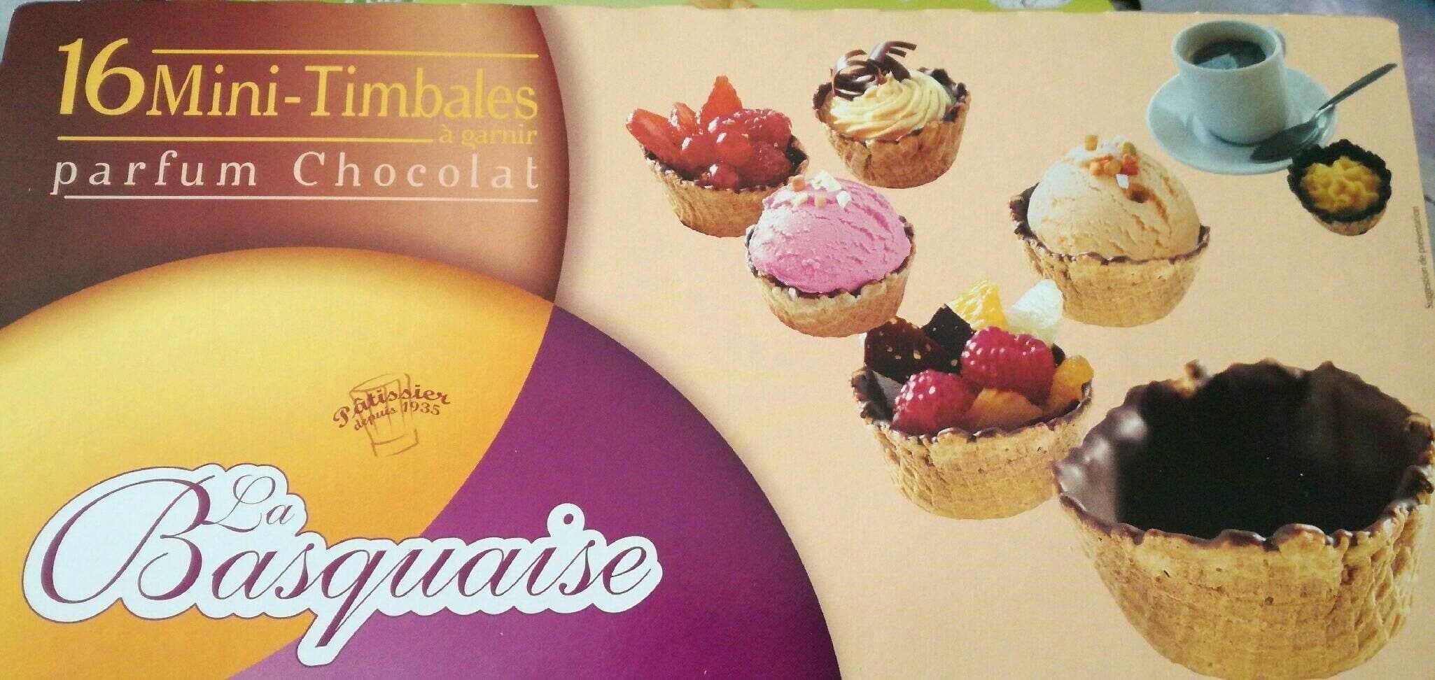 Open Food Facts 16 Mini-Timbales parfum Chocolat packshot