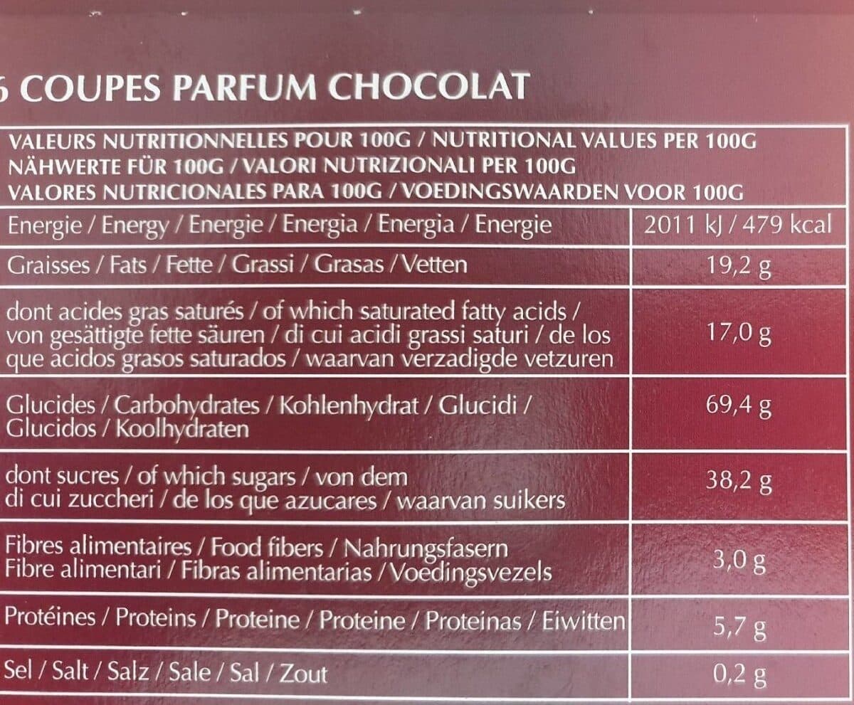 La basquaise 6 coupes à garnir parfum chocolat packshot