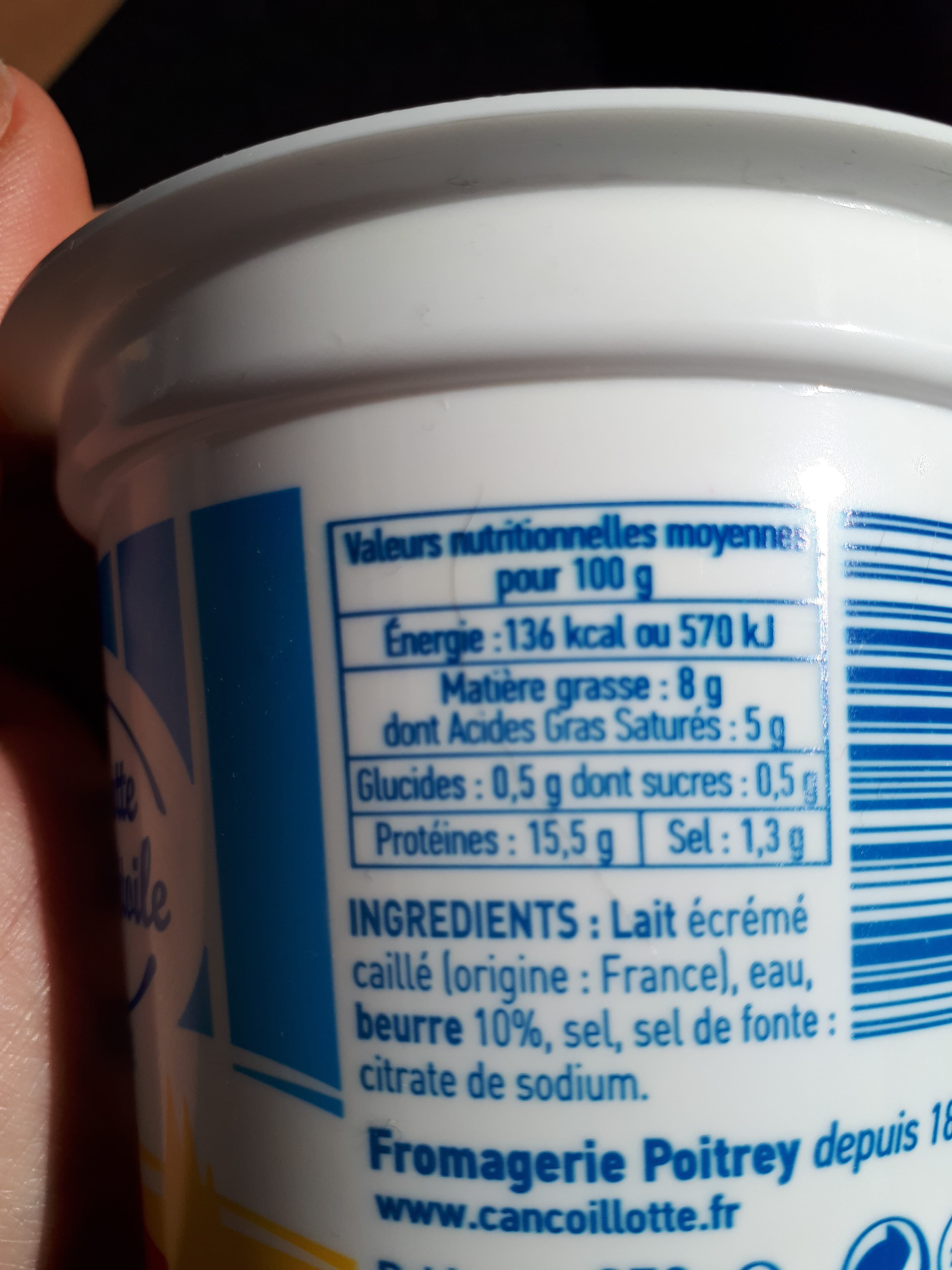 CANCOILLOTTE Cancoillotte Nature packshot
