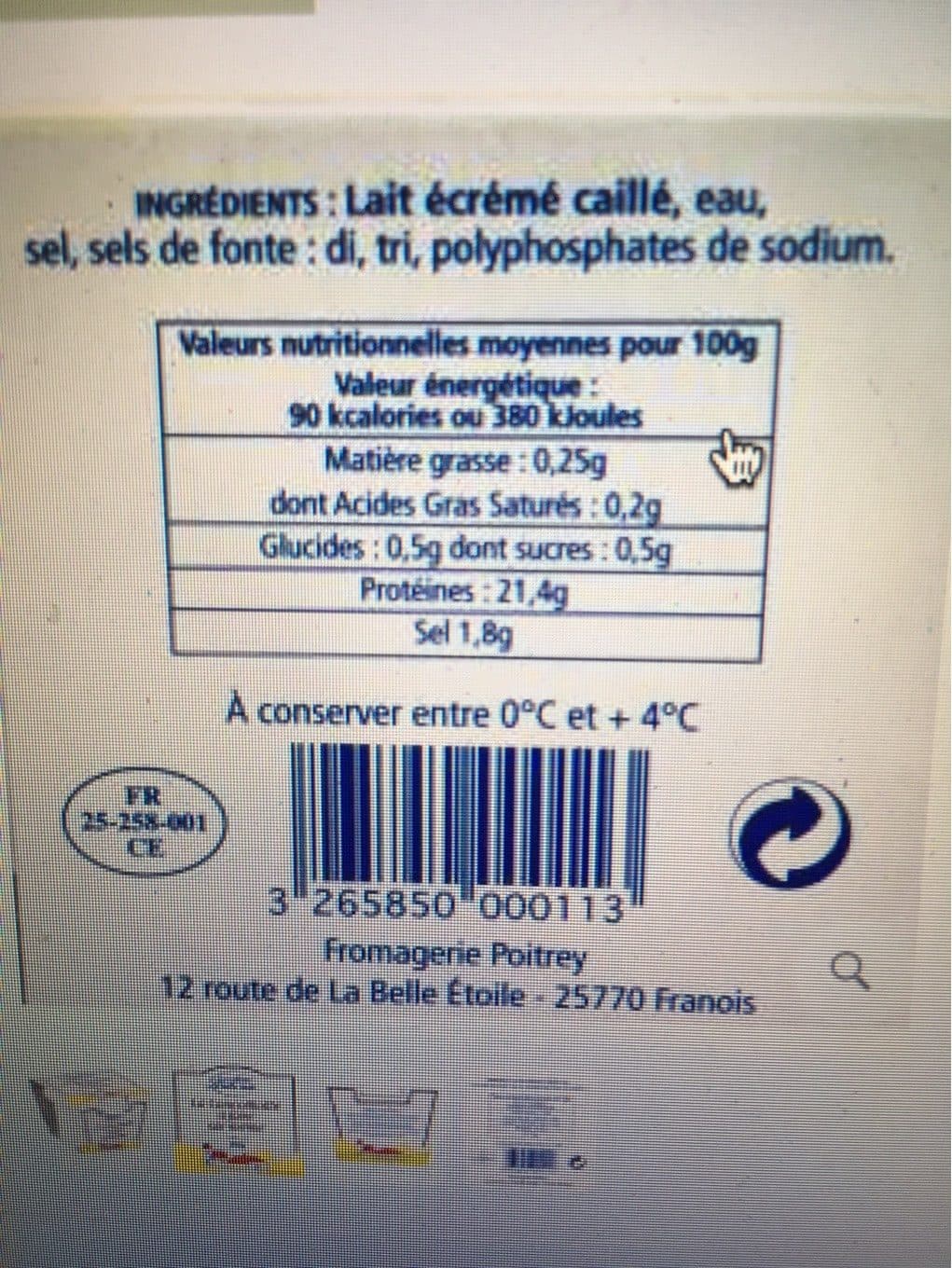 Poitrey Metton affiné Prêt à fondre 250g packshot