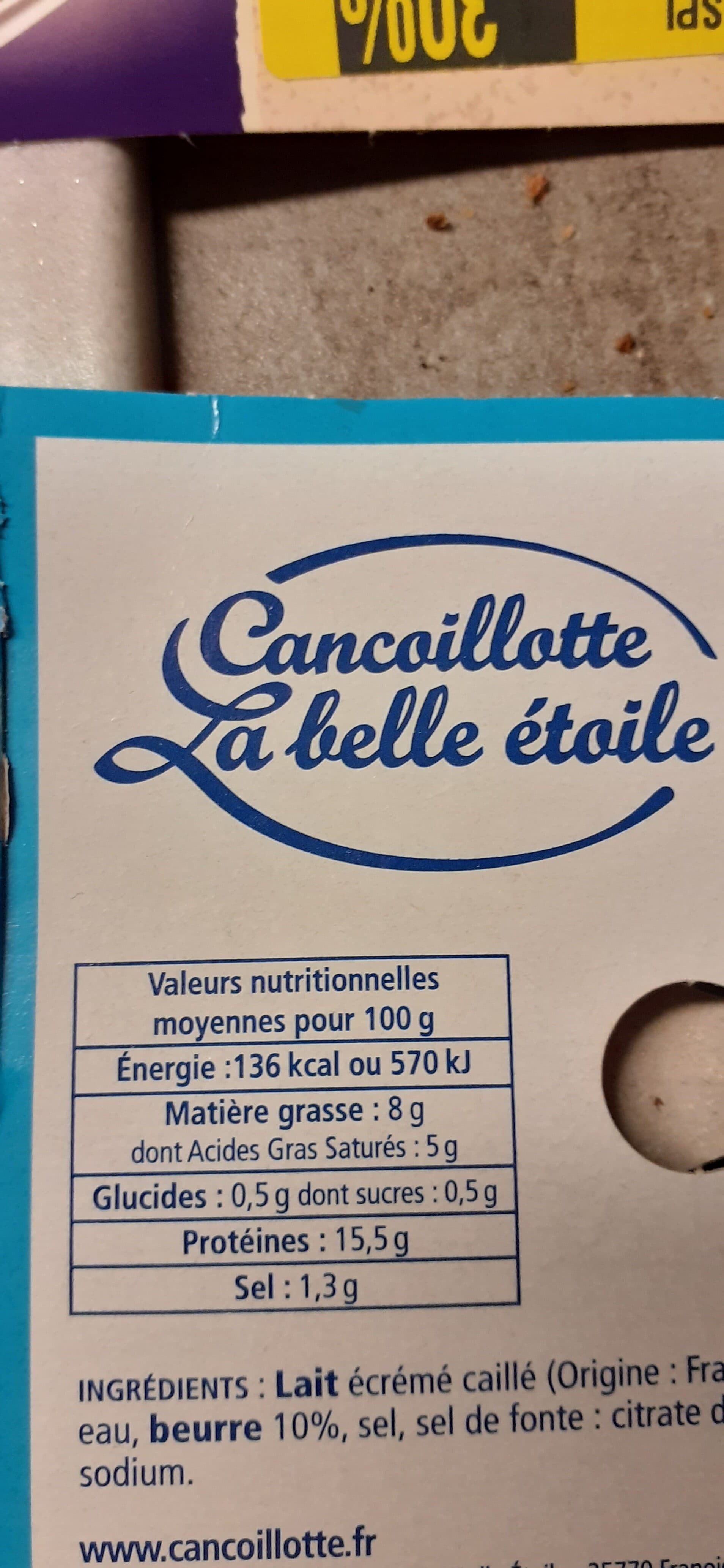 La belle etoile Cancoillotte Portion Nature 4x30g packshot