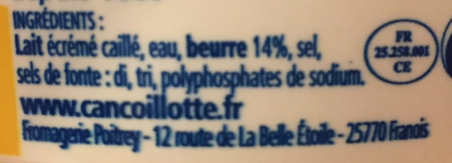 La Belle Etoile Cancoillotte Super Nature 200g packshot