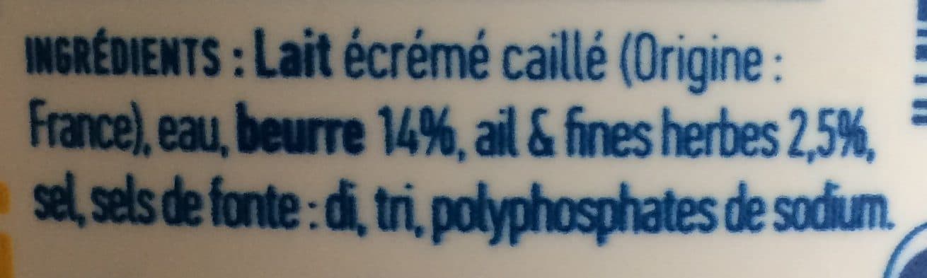 La belle etoile Cancoillotte Ail et fines herbes 200g packshot