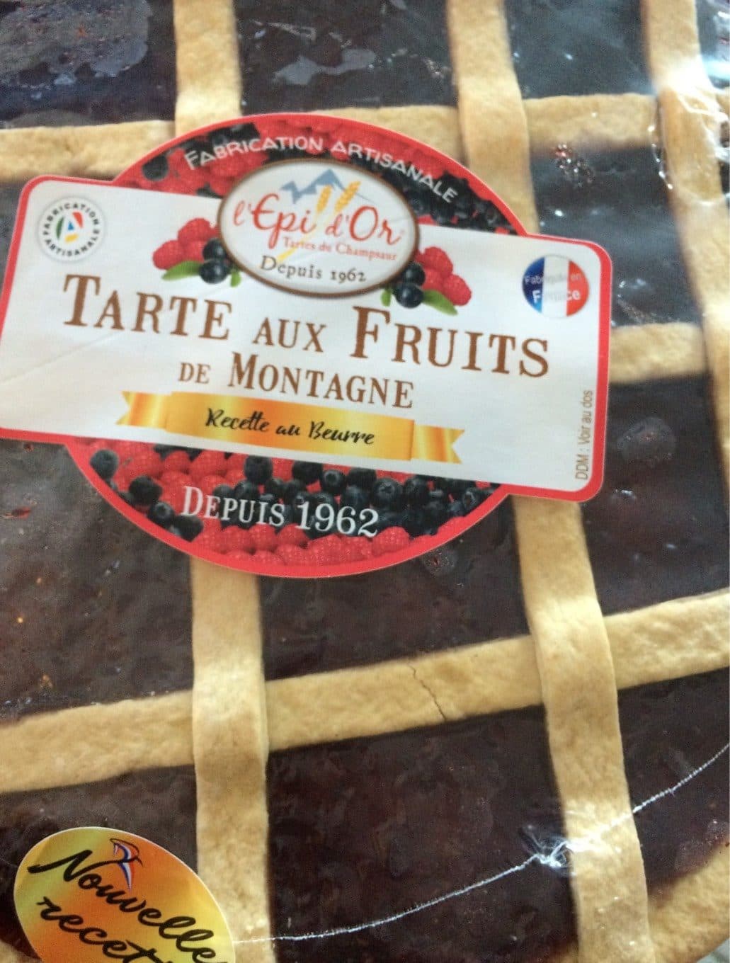 L’épi d’Or Tarte aux fruits de montagne packshot