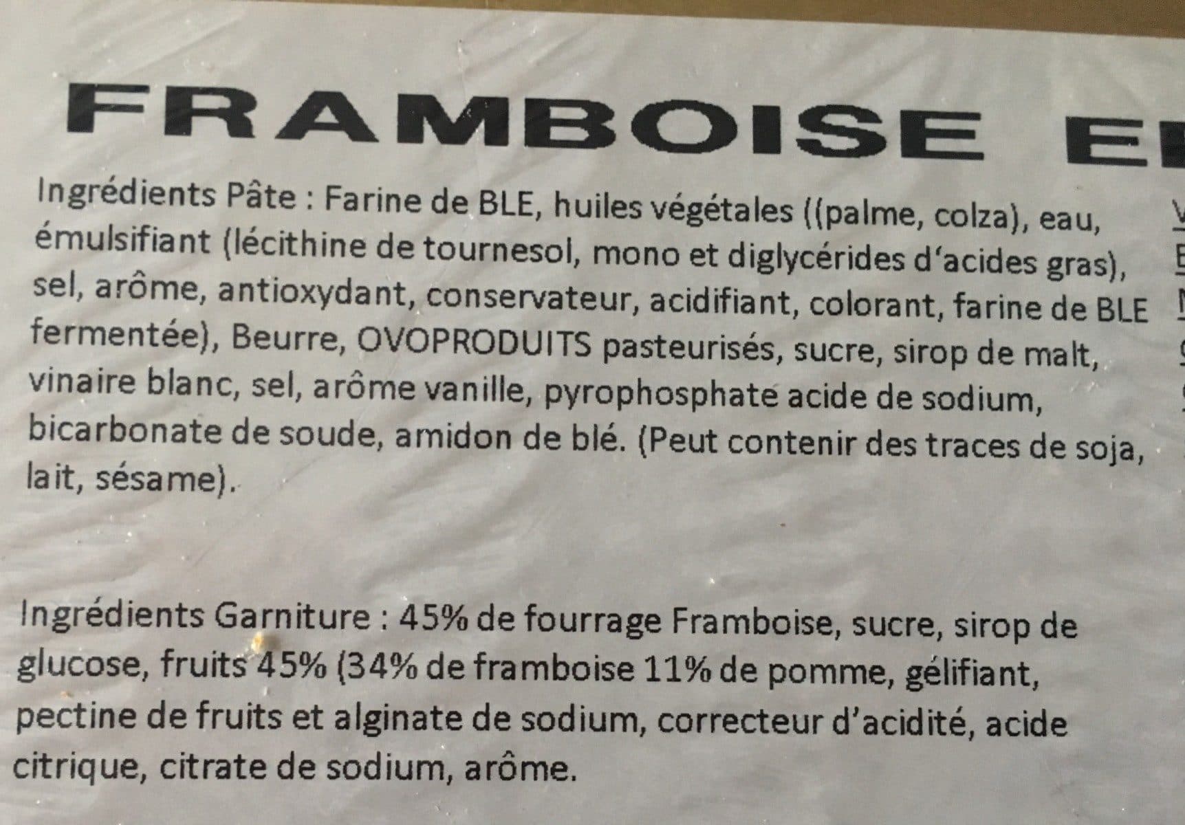 L'épi d'Or Tarte du Champsaur à la framboise packshot
