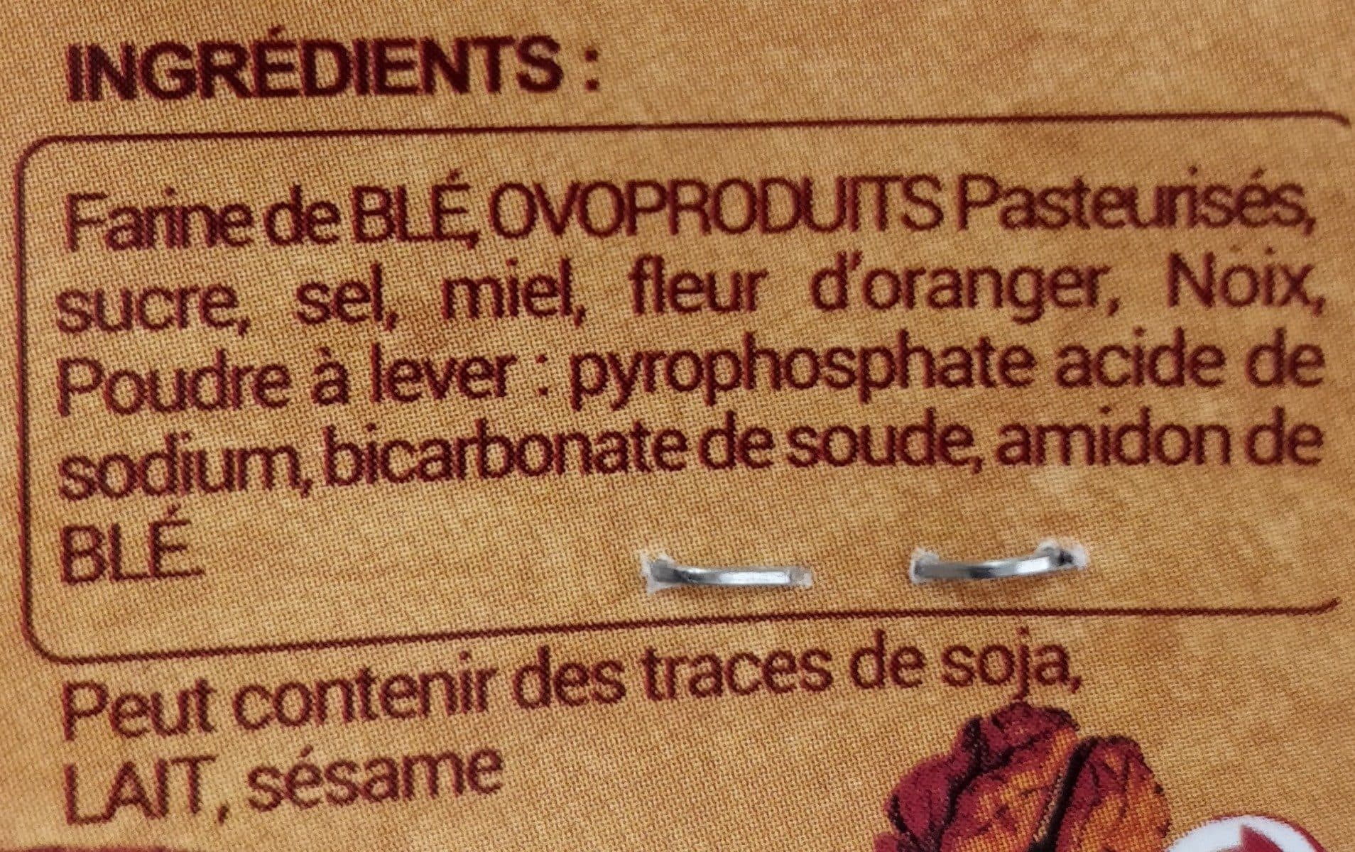 Open Food Facts Croquants Noix et Miel packshot