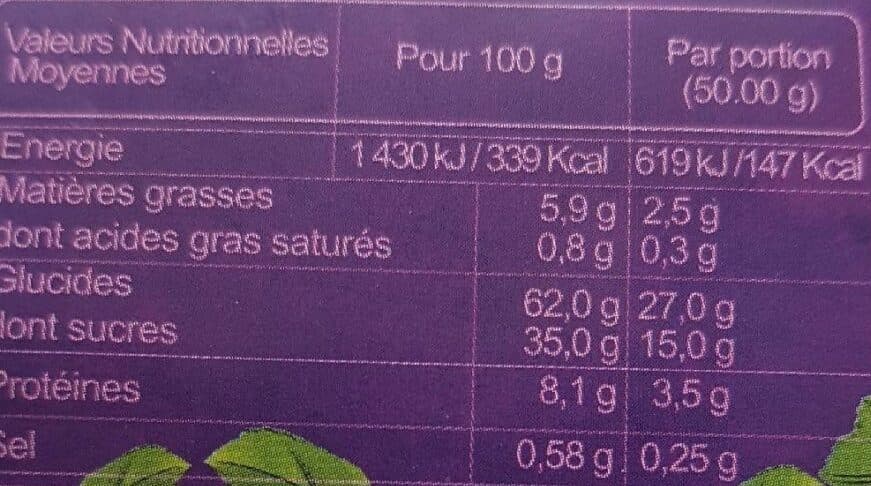 Saveurs Des Montagnes Croquants aux myrtilles packshot