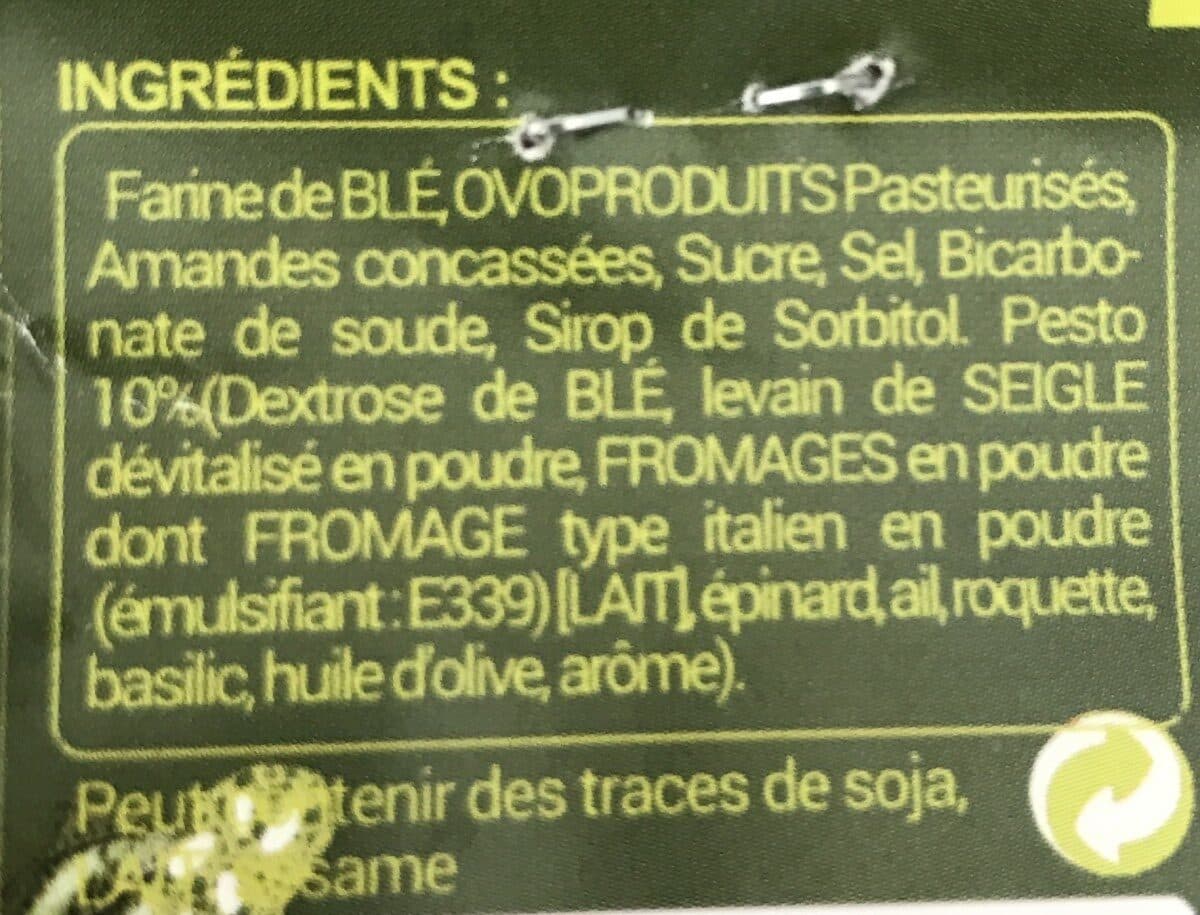 Open Food Facts Croq'apéro Pesto packshot
