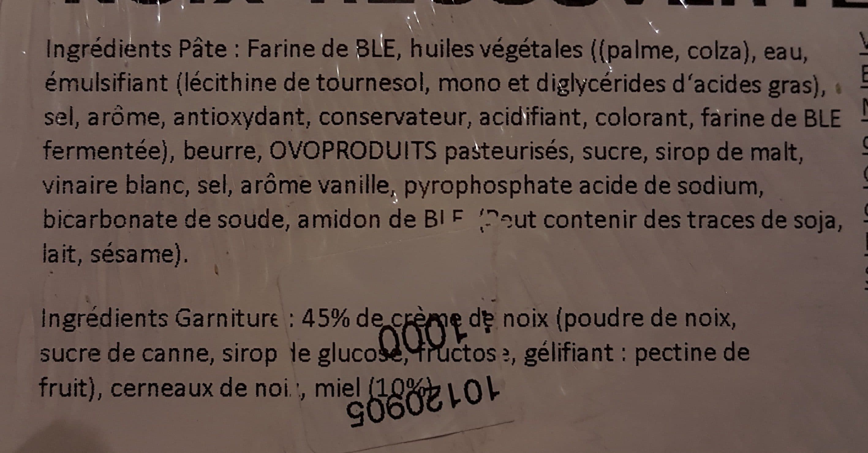 Saveurs Des Montagnes Tarte miel et noix packshot
