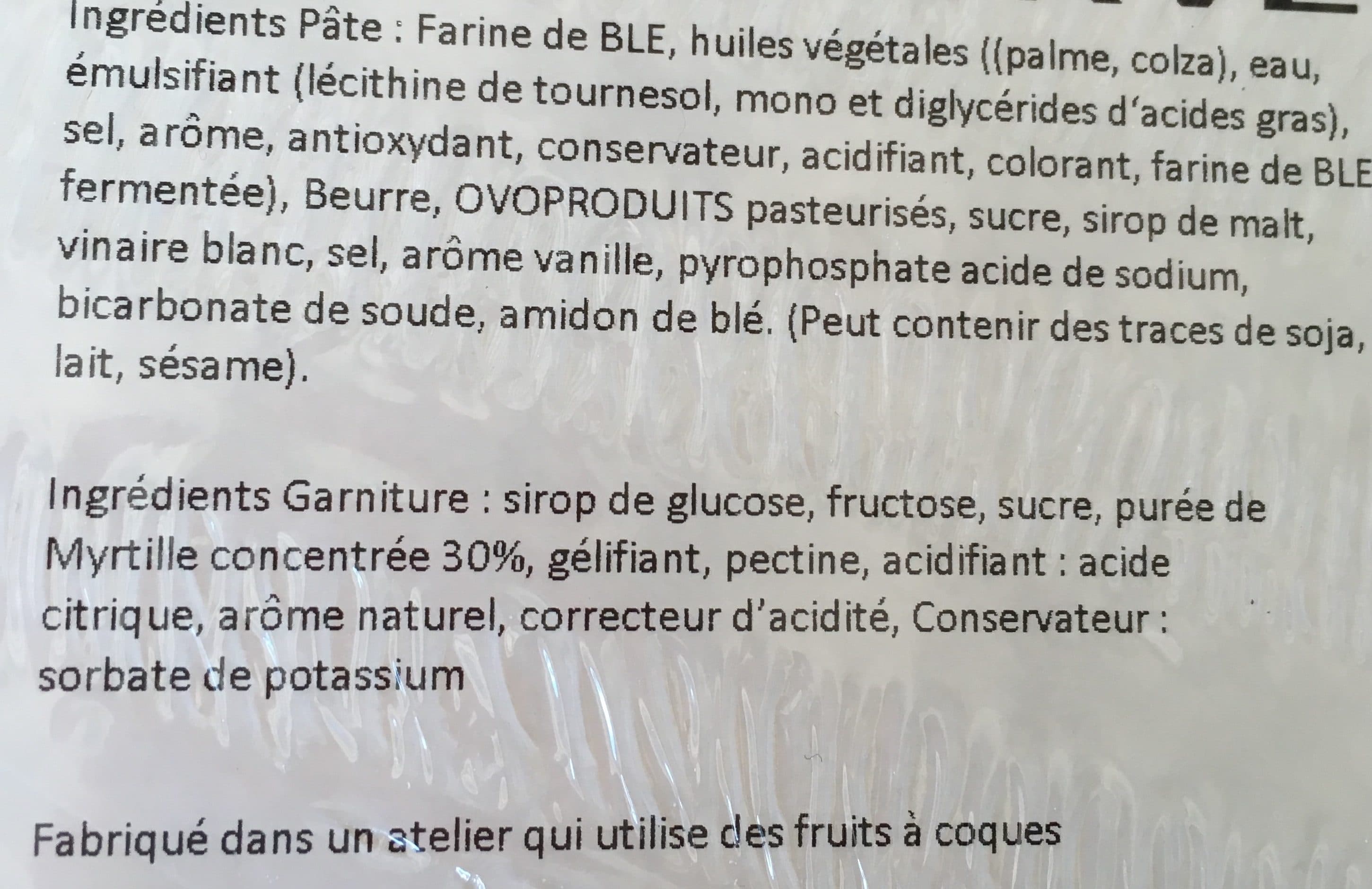 Saveurs Des Montagnes Tarte aux myrtilles packshot