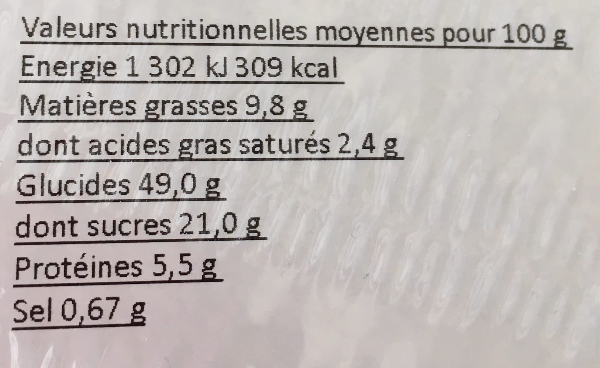 Saveurs Des Montagnes Tarte aux myrtilles packshot