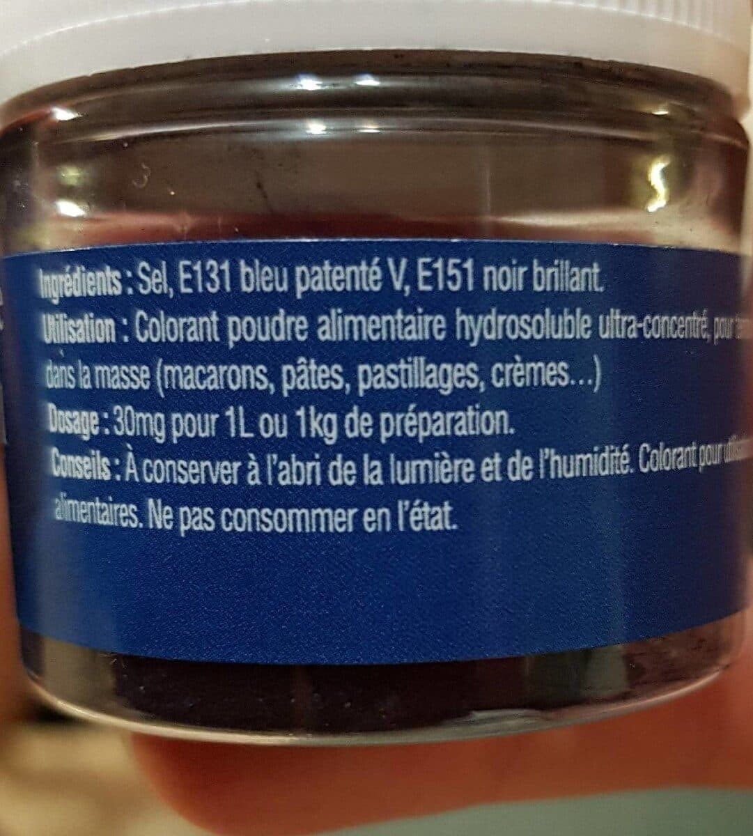 Open Food Facts Colorant alimentaire - Grand Bleu packshot