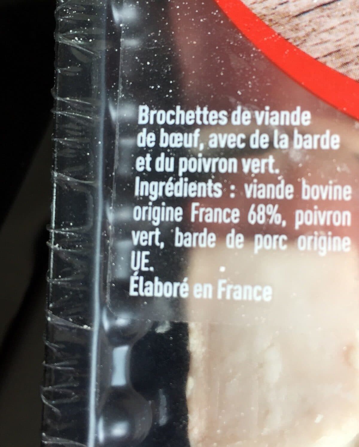 Open Food Facts Brochettes de bœuf packshot