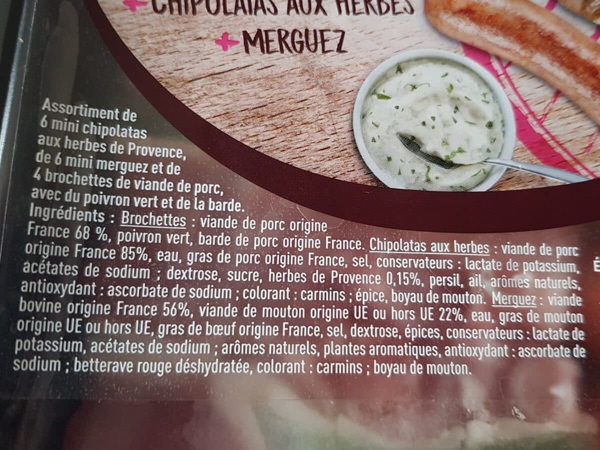 Open Food Facts Plateau Grill Porc packshot