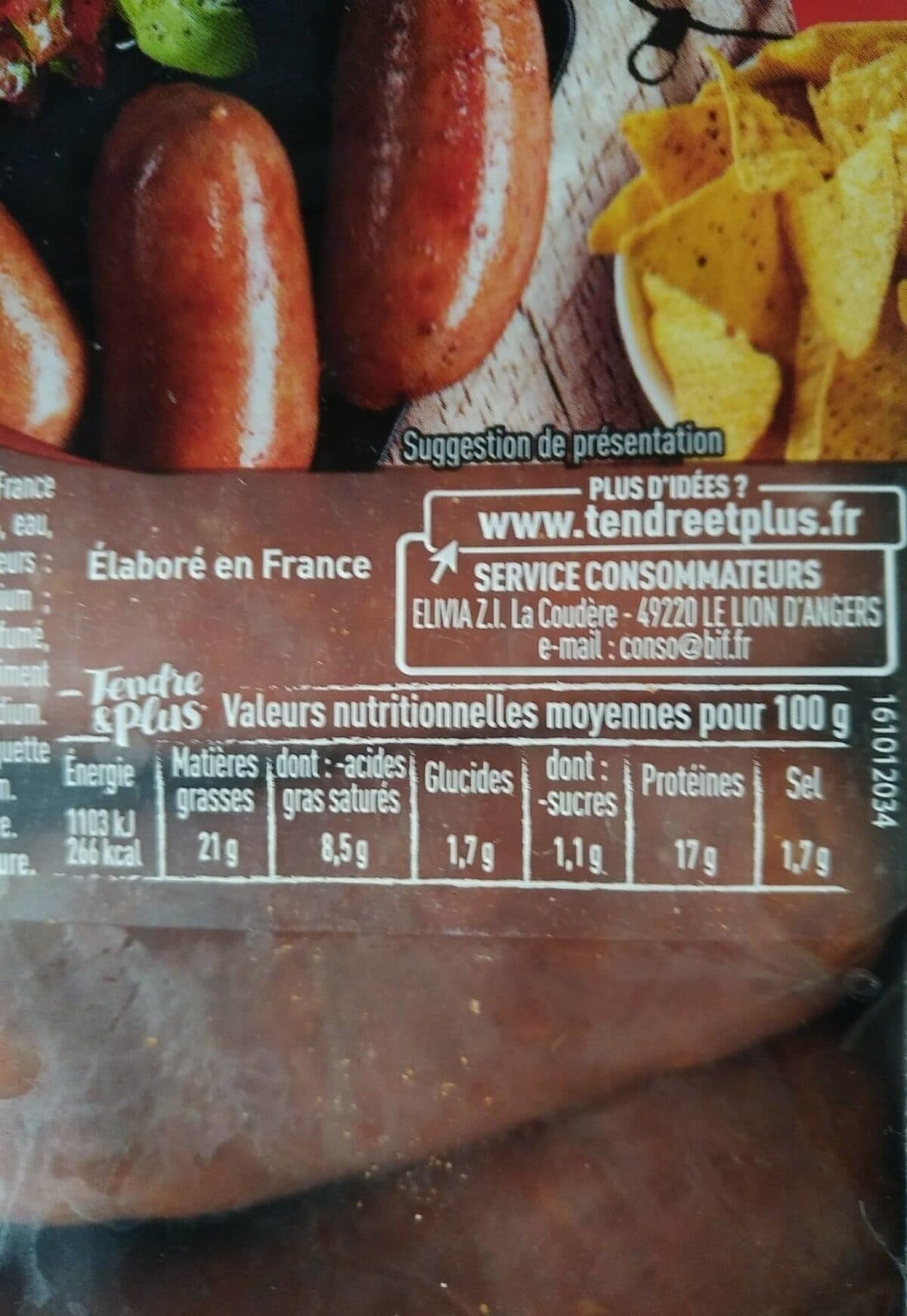 Open Food Facts Tapas chorizo packshot