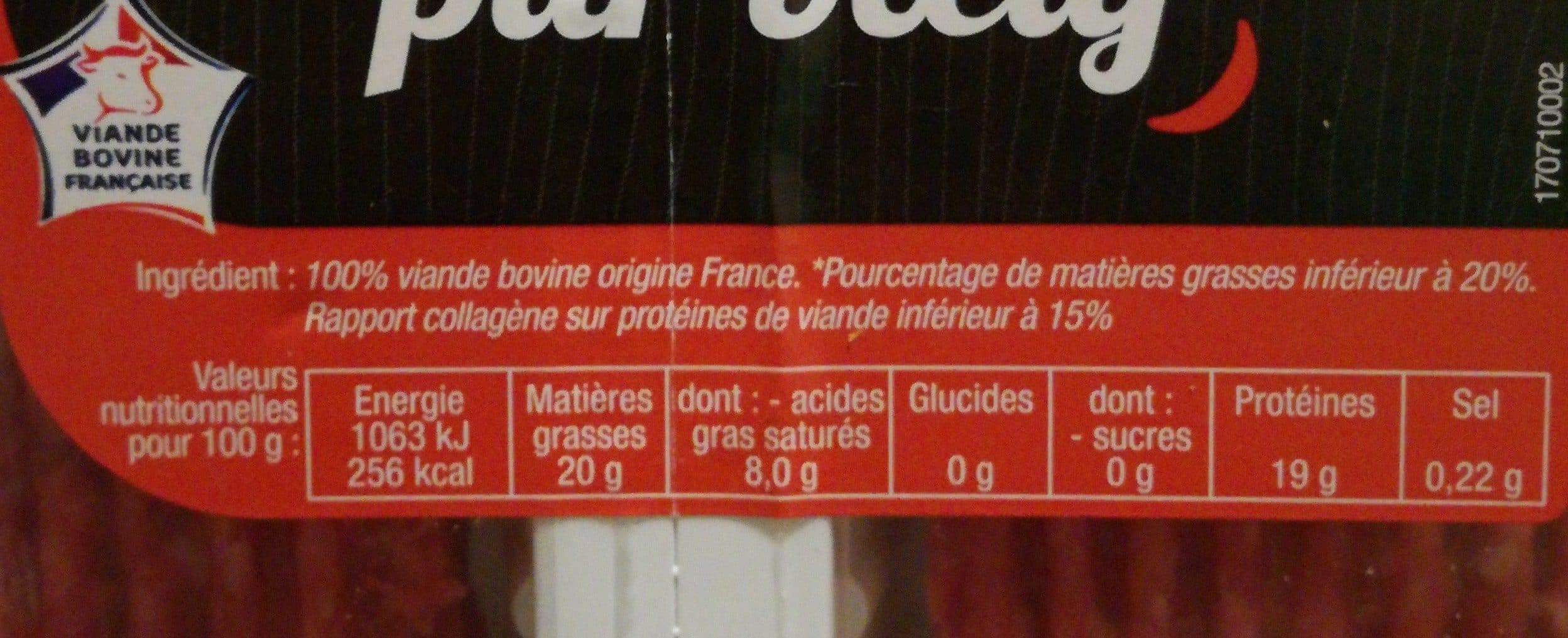 ELMA Steaks Haches 20% MG packshot