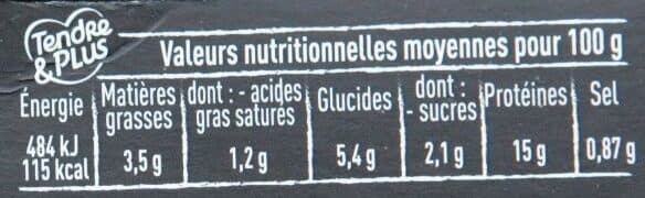Tendre et Plus La noix de joue de boeuf, sauce aux oignons packshot