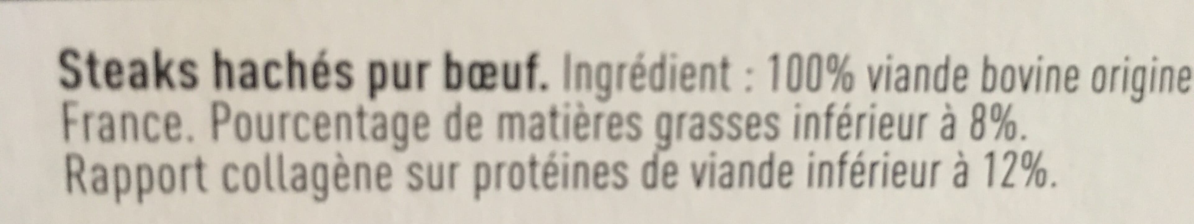 TENDRE & PLUS Steak haché pur bœuf packshot