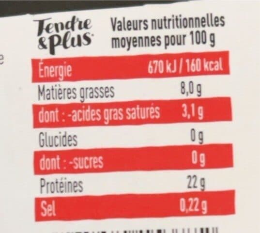 TENDRE & PLUS Steak haché pur bœuf packshot