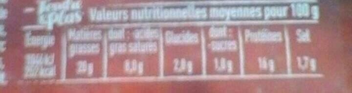 Open Food Facts Plateau saveurs au curry packshot