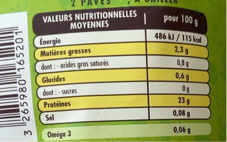 Open Food Facts Pavés charolais packshot