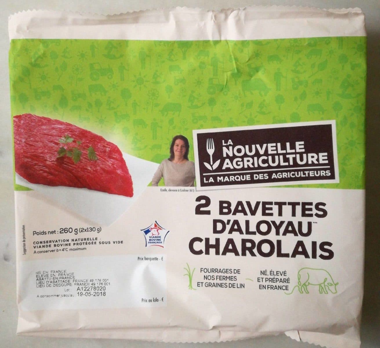 La Nouvelle Agriculture 2 bavettes d'Aloyau Charolais packshot