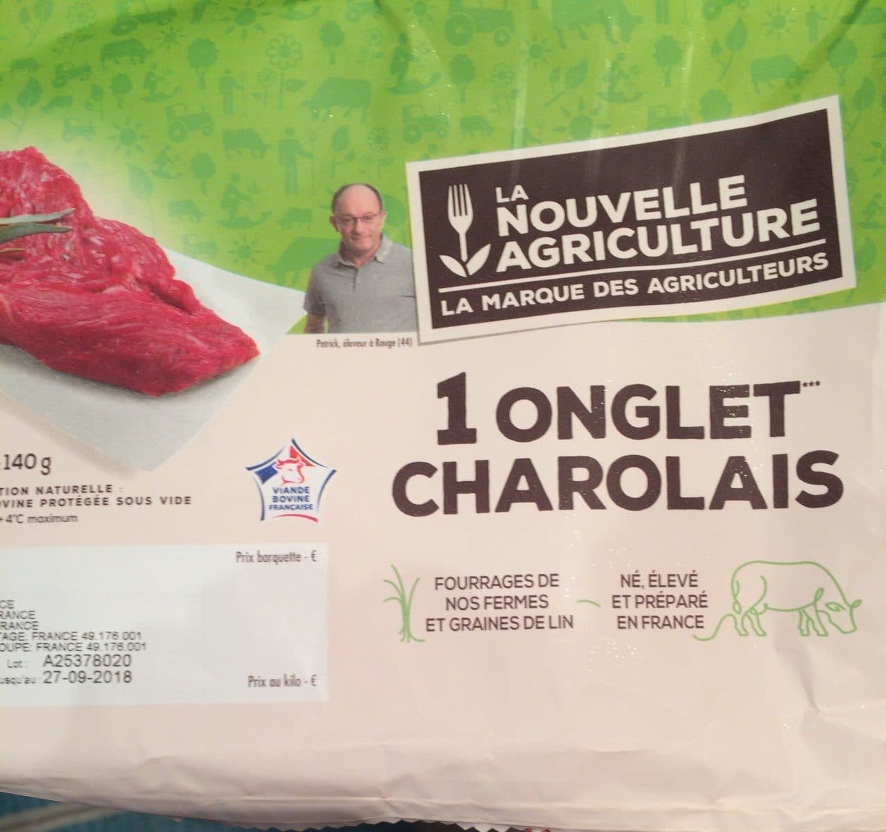 La Nouvelle Agriculture Onglet Charolais packshot