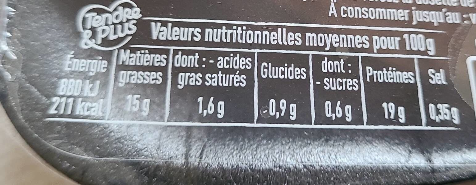 Tendre & Plus Carpaccio de Boeuf à la tomate packshot