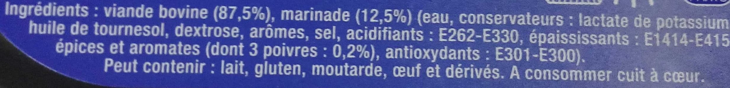 Tendre et Plus 2 pavés de boeuf aux 3 poivres packshot