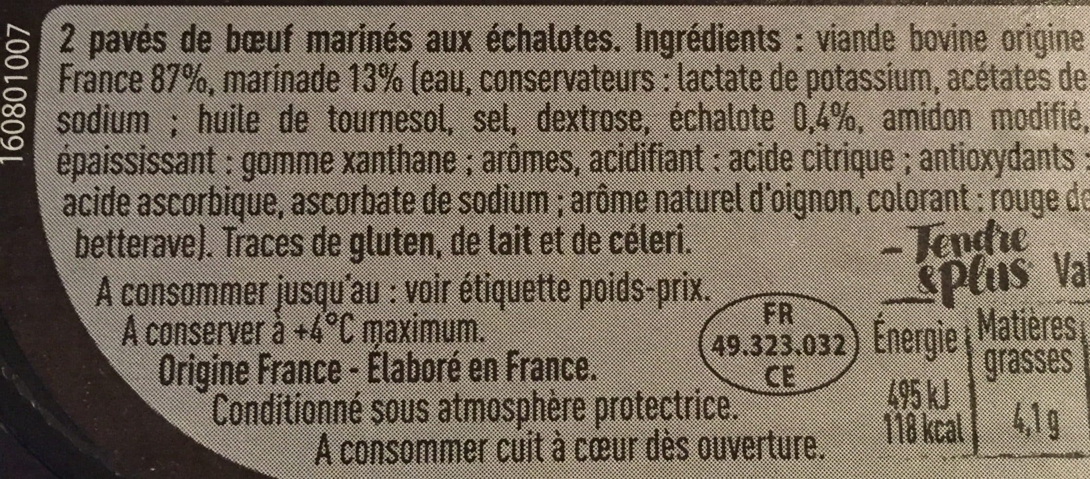 Tendre et plus Pavé de boeuf packshot