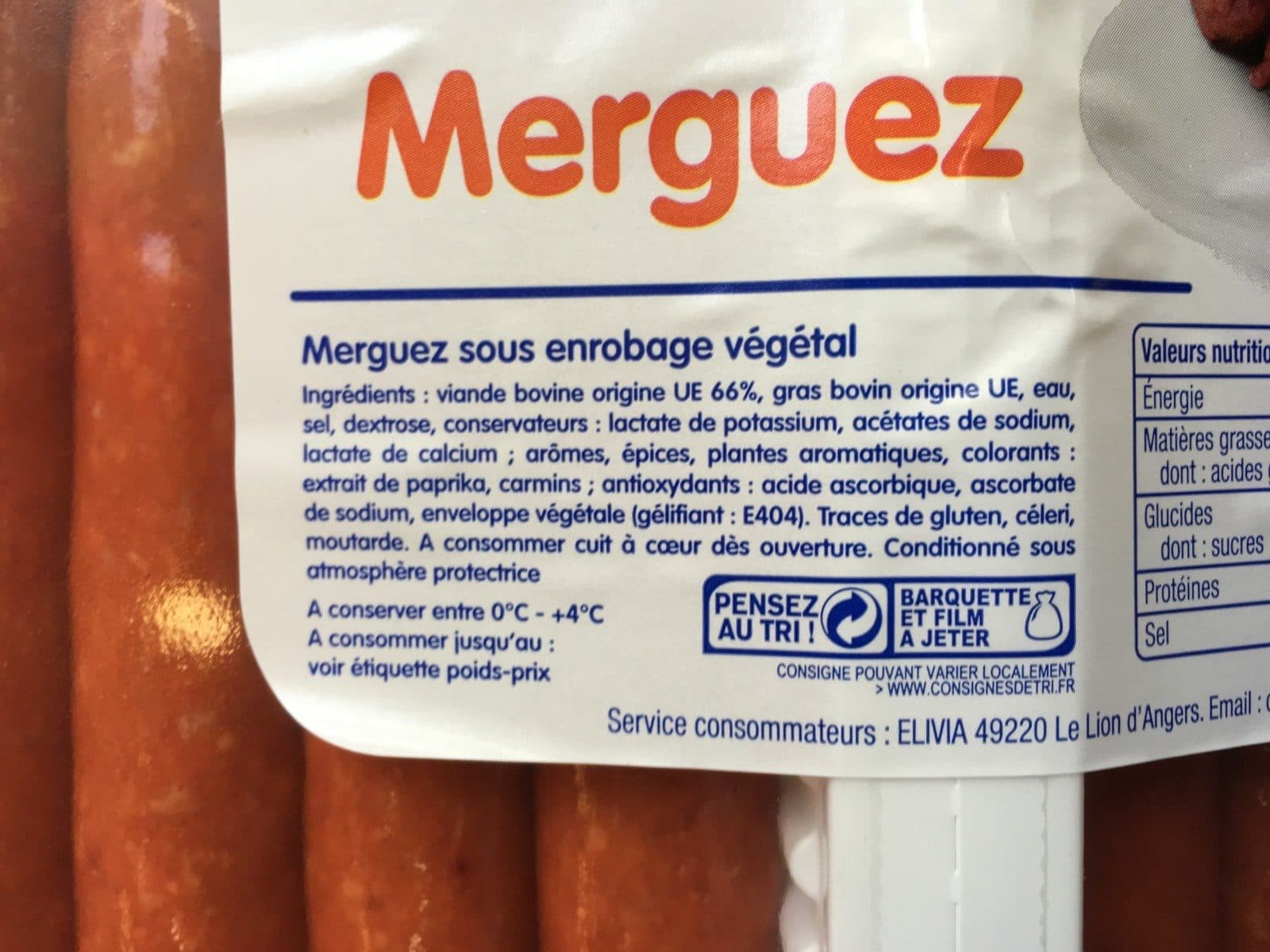 Petit Prix Merguez packshot