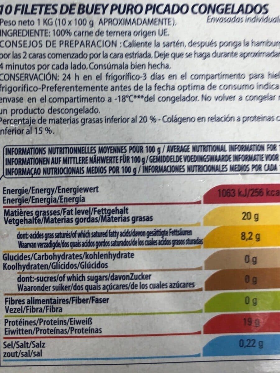 ELIVIA Steaks haches 100% pur boeuf packshot