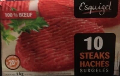 Esquigel Steacks haches surgeles packshot
